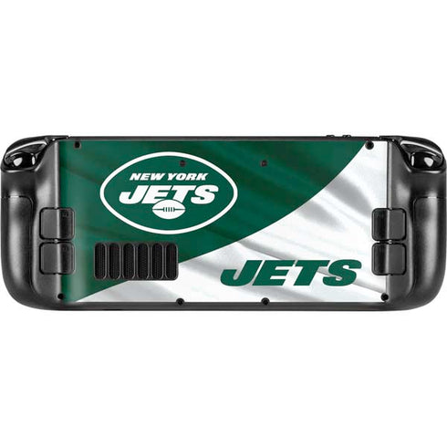 NFL New York Jets Steam Deck Handheld Gaming Computer Skin